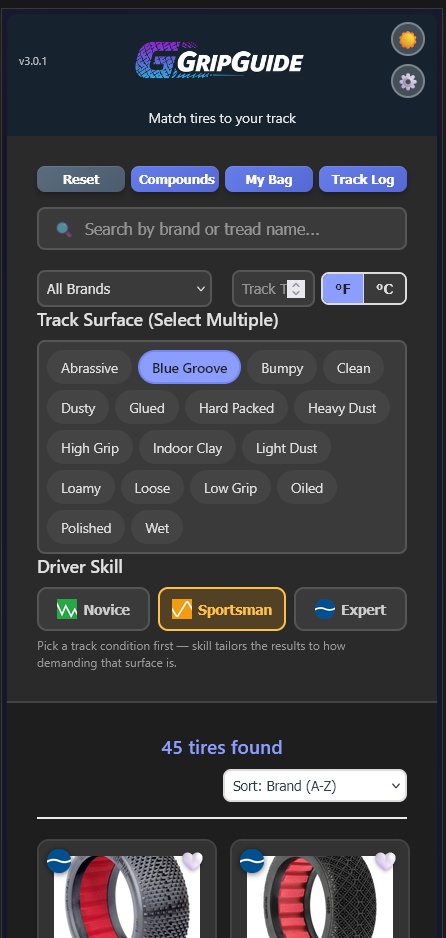 Skill filter results example